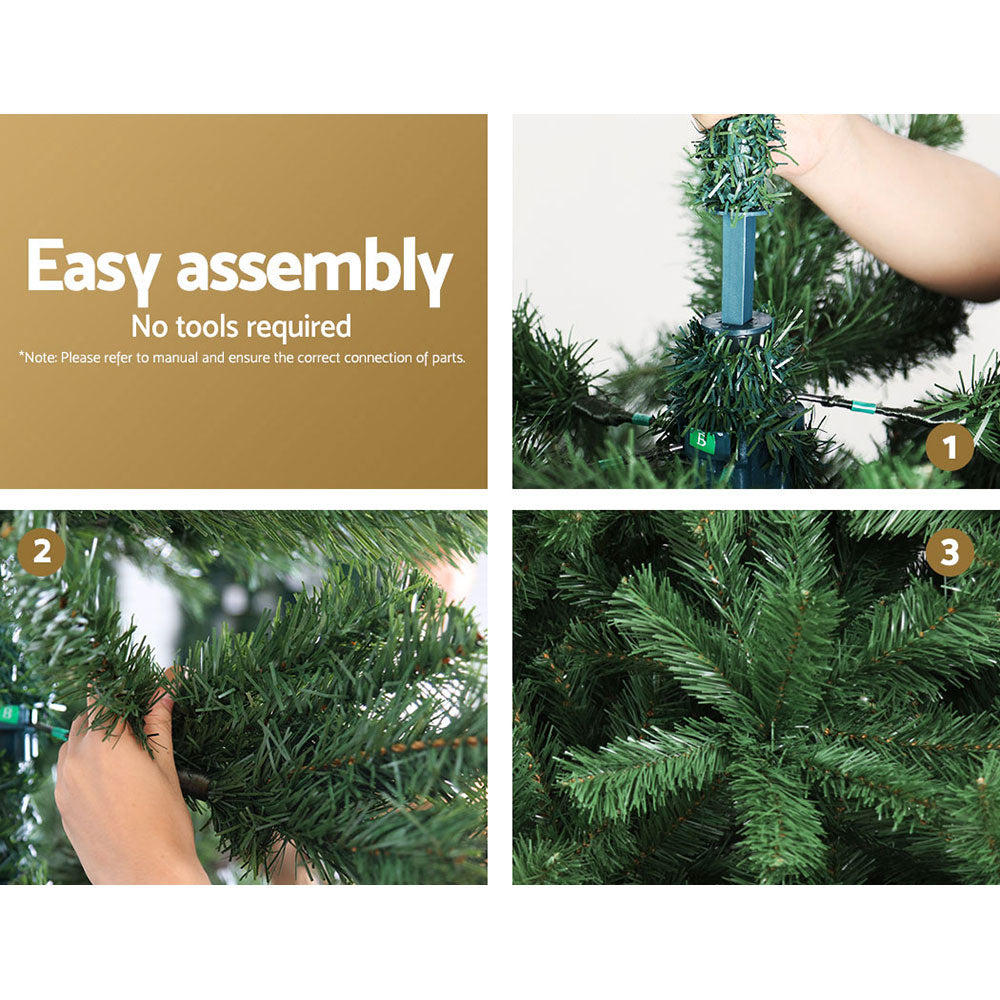 7FT Value Christmas Tree - 905 Tips - Homecoze