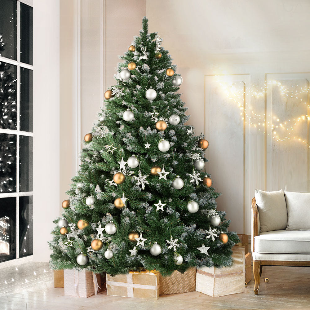 7FT Light Snow Value Christmas Tree - 905 Tips - Homecoze