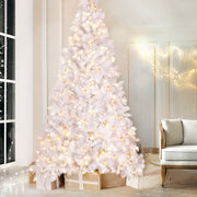 7FT White Pre-lit LED Christmas Tree - 1260 Tips - Homecoze