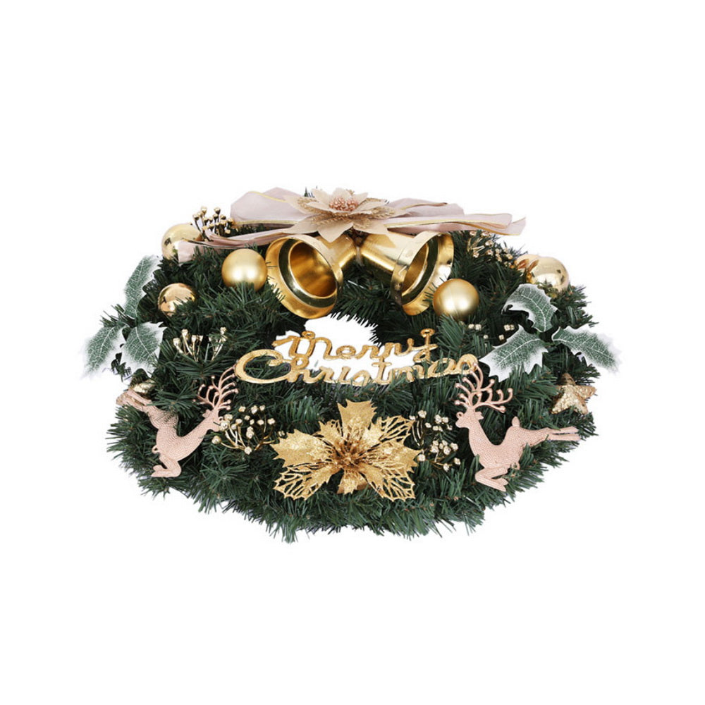 60cm Ornament Decorated Christmas Wreath - Homecoze