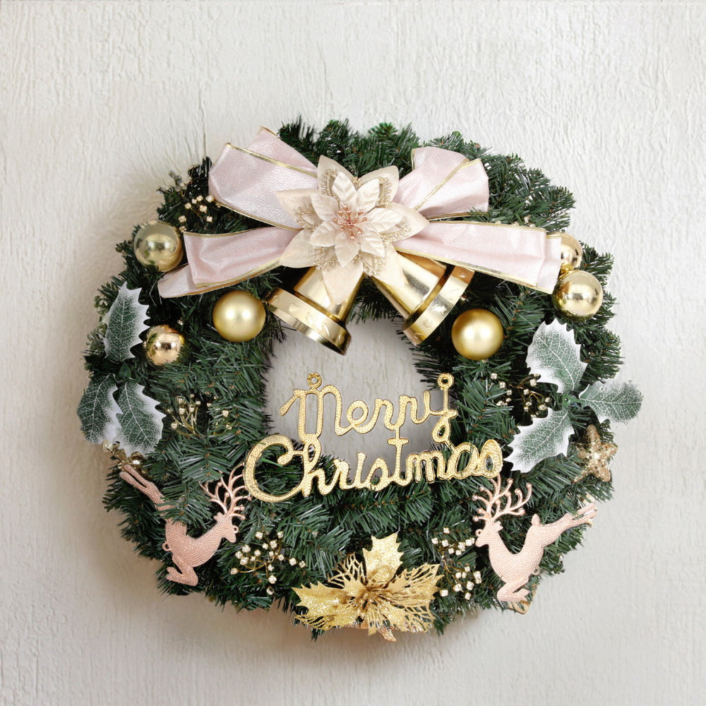 60cm Ornament Decorated Christmas Wreath - Homecoze
