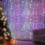 6m x 3m Christmas Curtain Lights 960 RGB LED - Multicolour - Homecoze