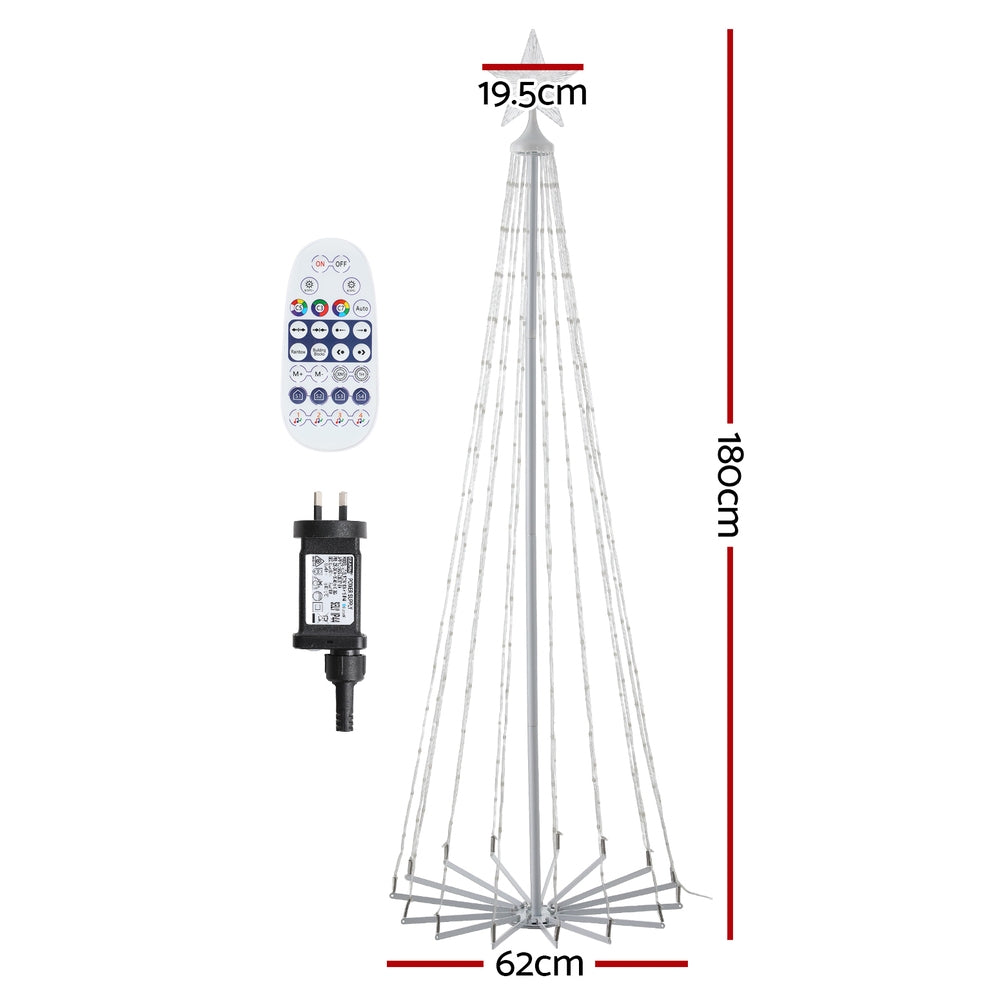 6FT (1.8m) RGB LED Christmas Tree with Remote