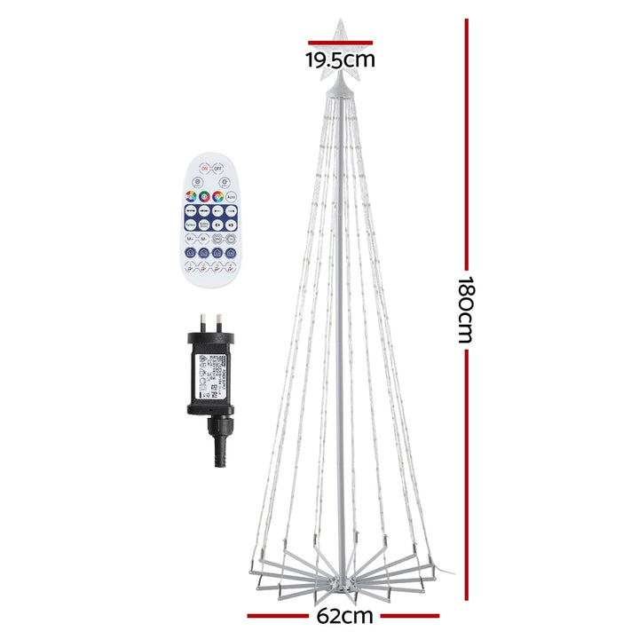 6FT (1.8m) RGB LED Christmas Tree with Remote