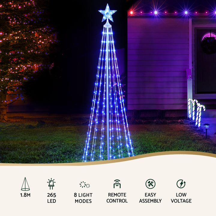 6FT (1.8m) RGB LED Christmas Tree with Remote