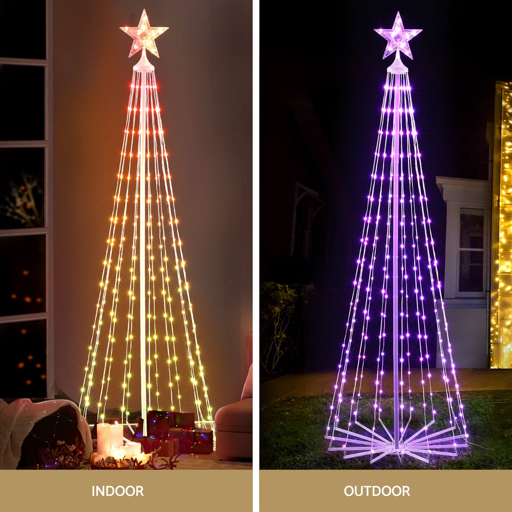 6FT (1.8m) RGB LED Christmas Tree with Remote - Homecoze