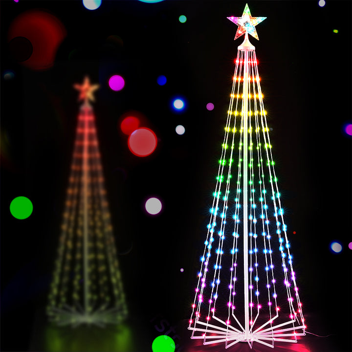 6FT (1.8m) RGB LED Christmas Tree with Remote