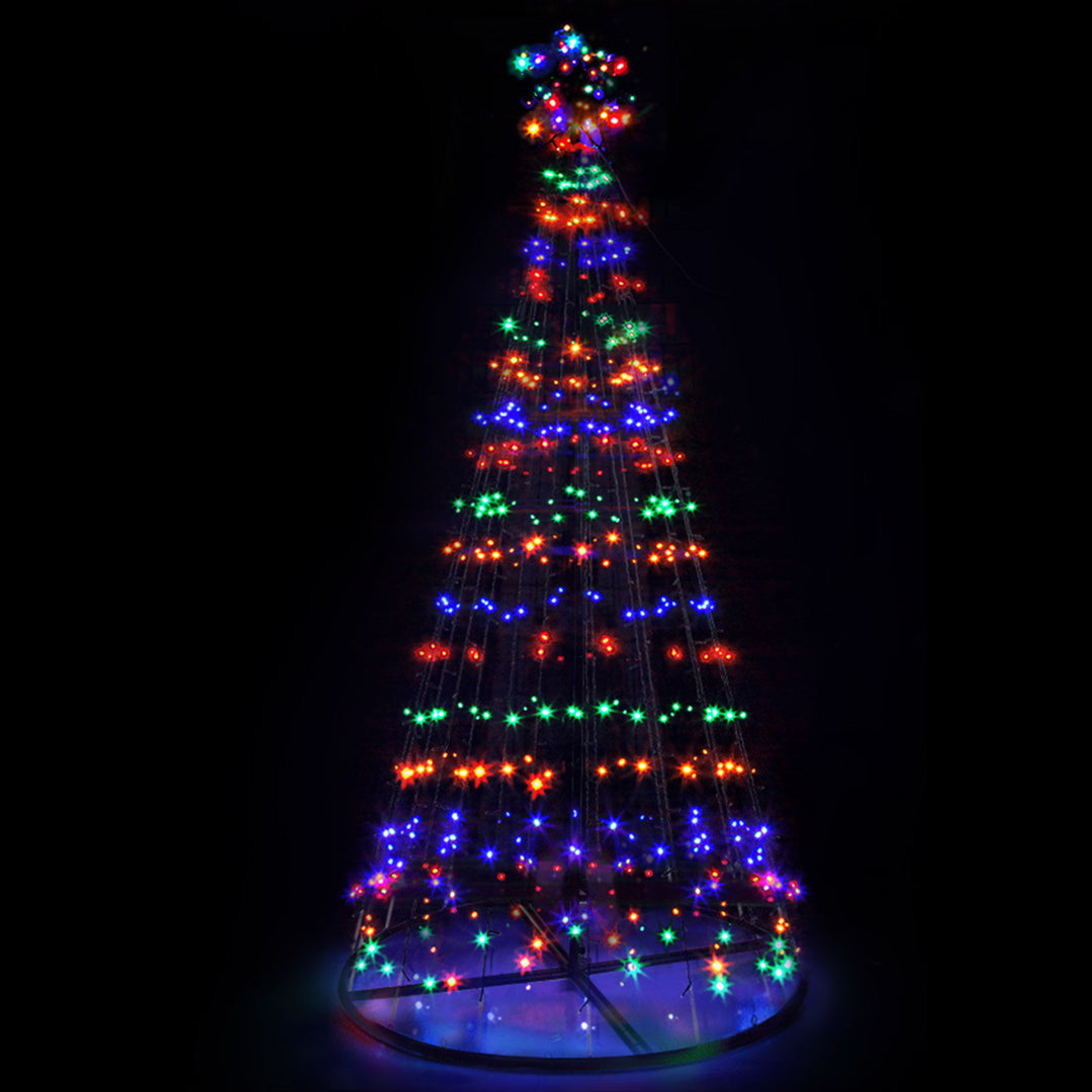 7FT (2.1m) Solar LED Christmas Tree - Homecoze