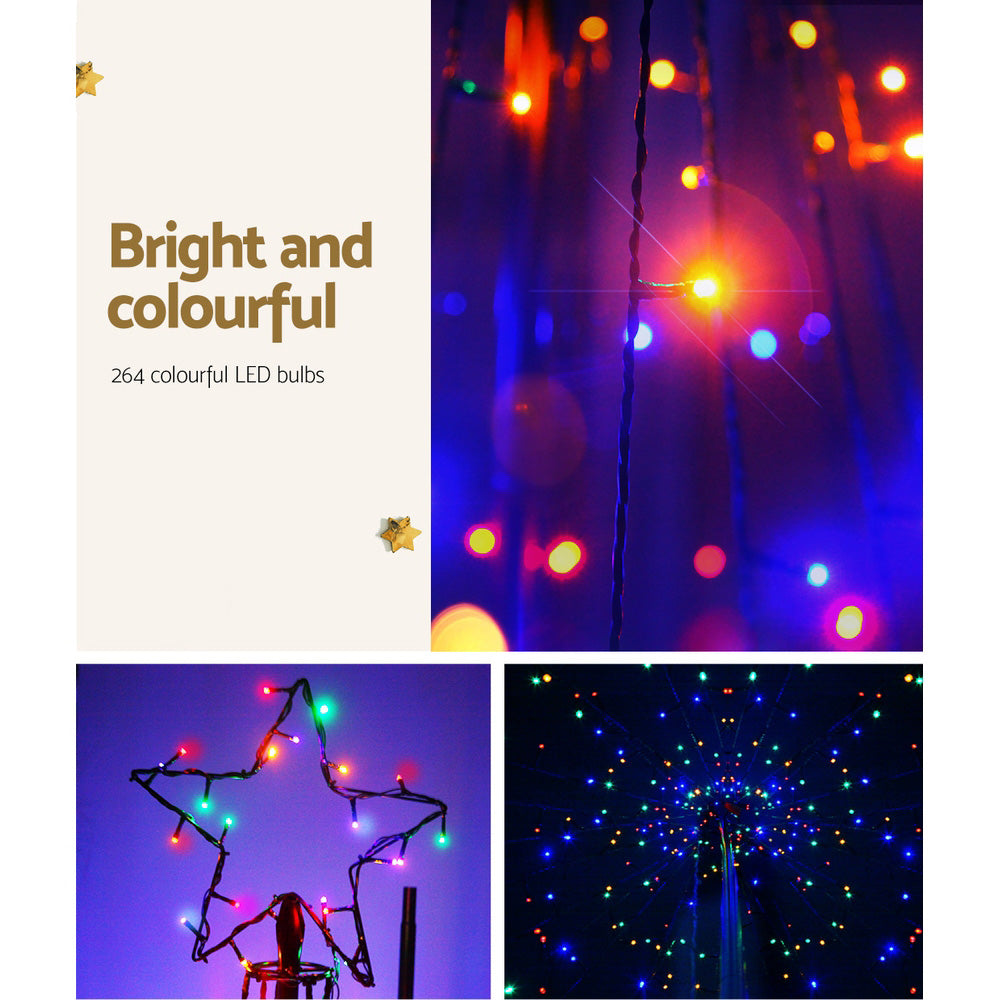 7FT (2.1m) Solar LED Christmas Tree - Homecoze