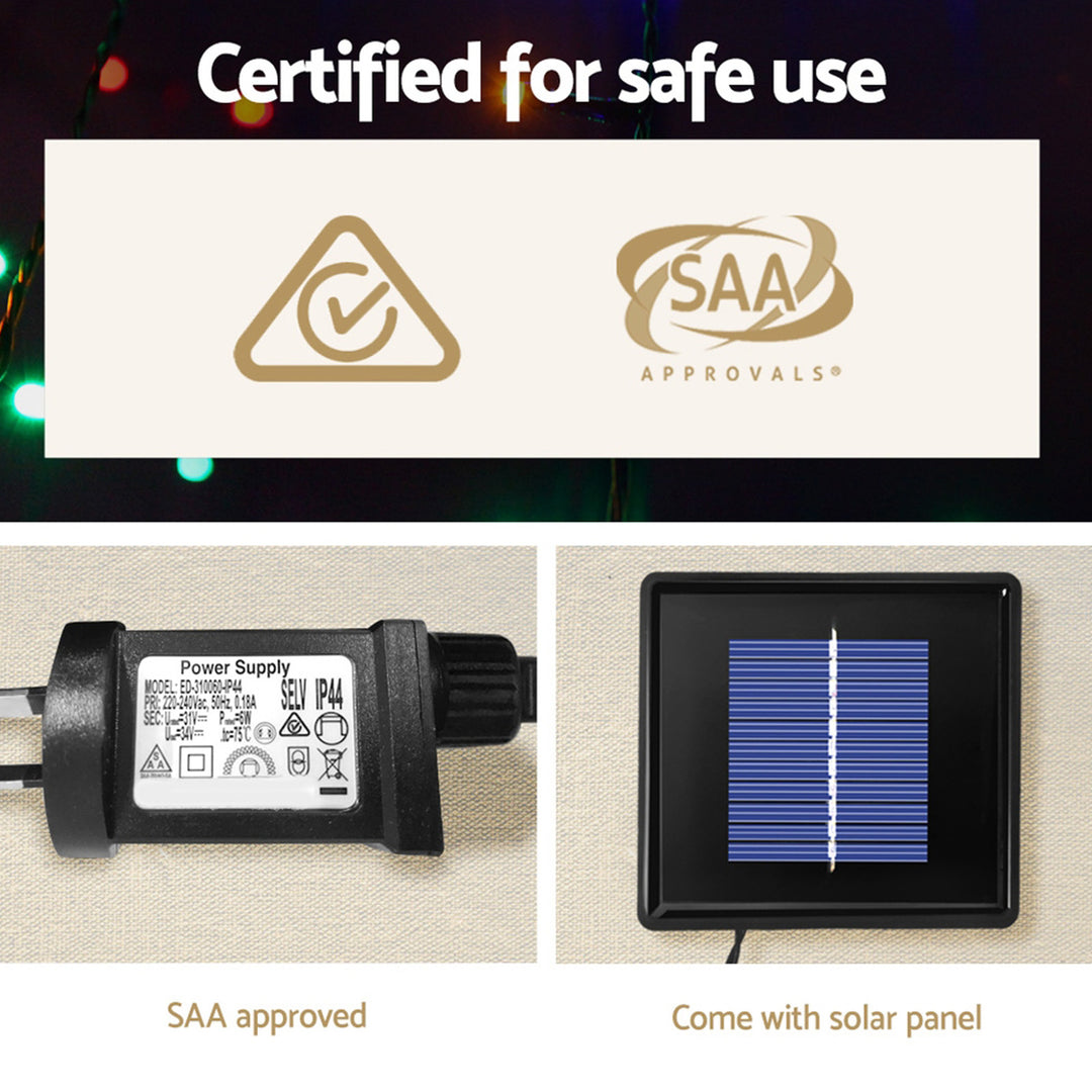 7FT (2.1m) Solar LED Christmas Tree - Homecoze