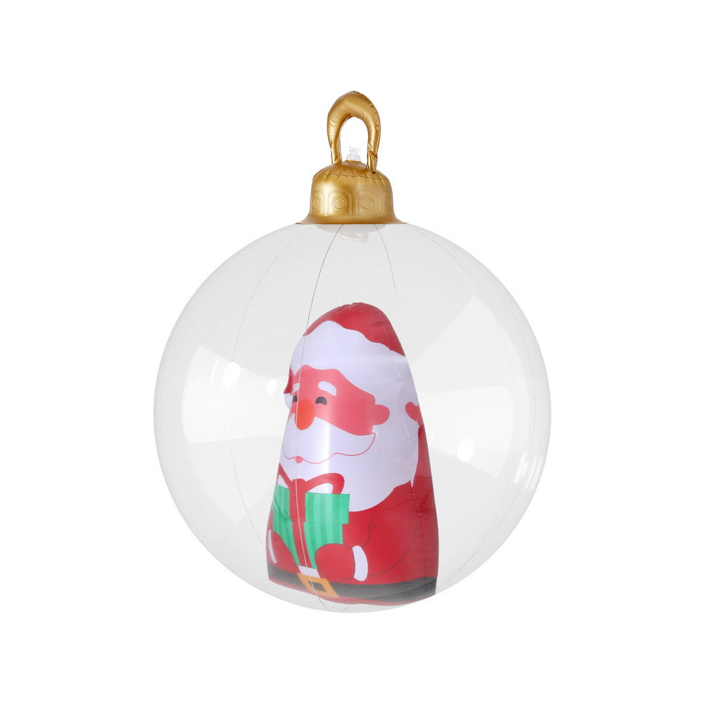 60cm Inflatable Santa Christmas Bauble Decoration - Homecoze