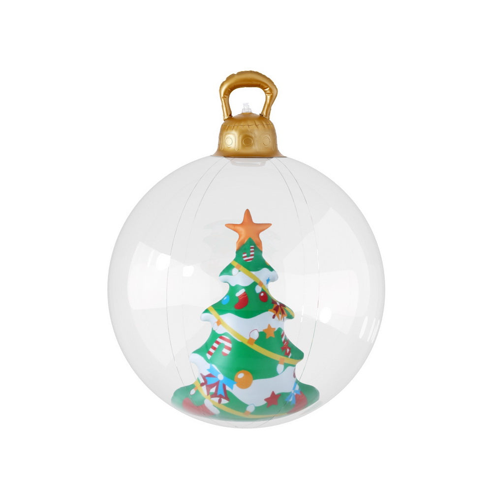 60cm Inflatable Christmas Tree Bauble Decoration - Homecoze