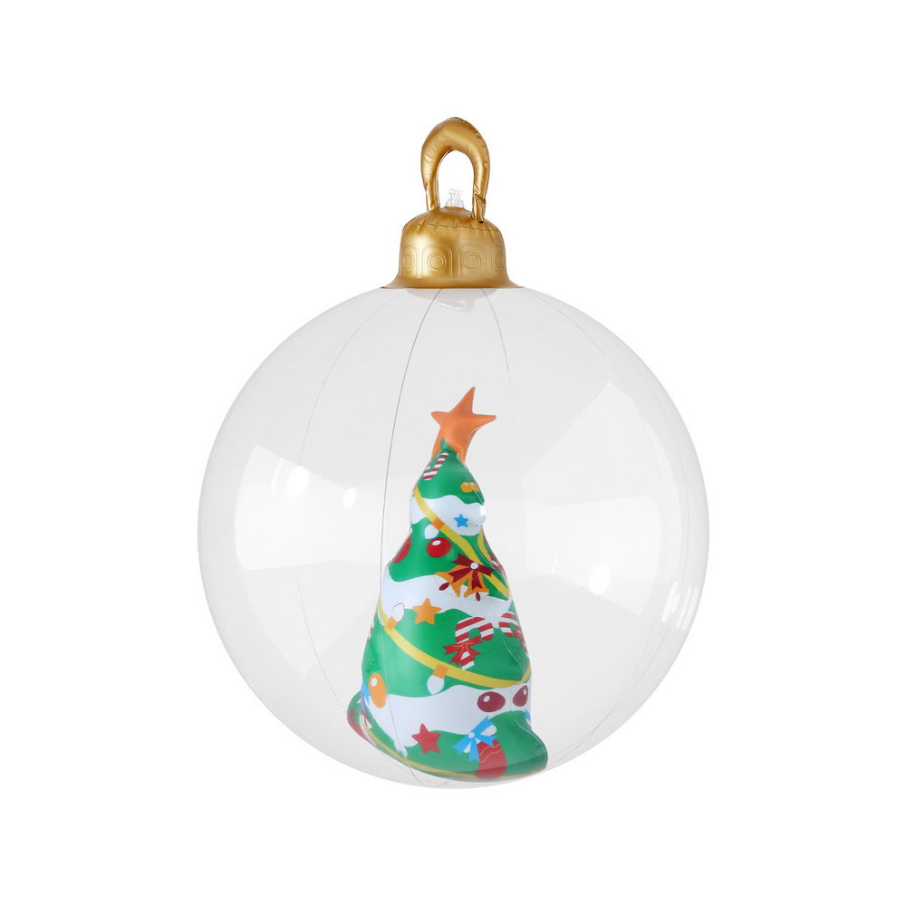 60cm Inflatable Christmas Tree Bauble Decoration - Homecoze