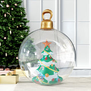 60cm Inflatable Christmas Tree Bauble Decoration - Homecoze