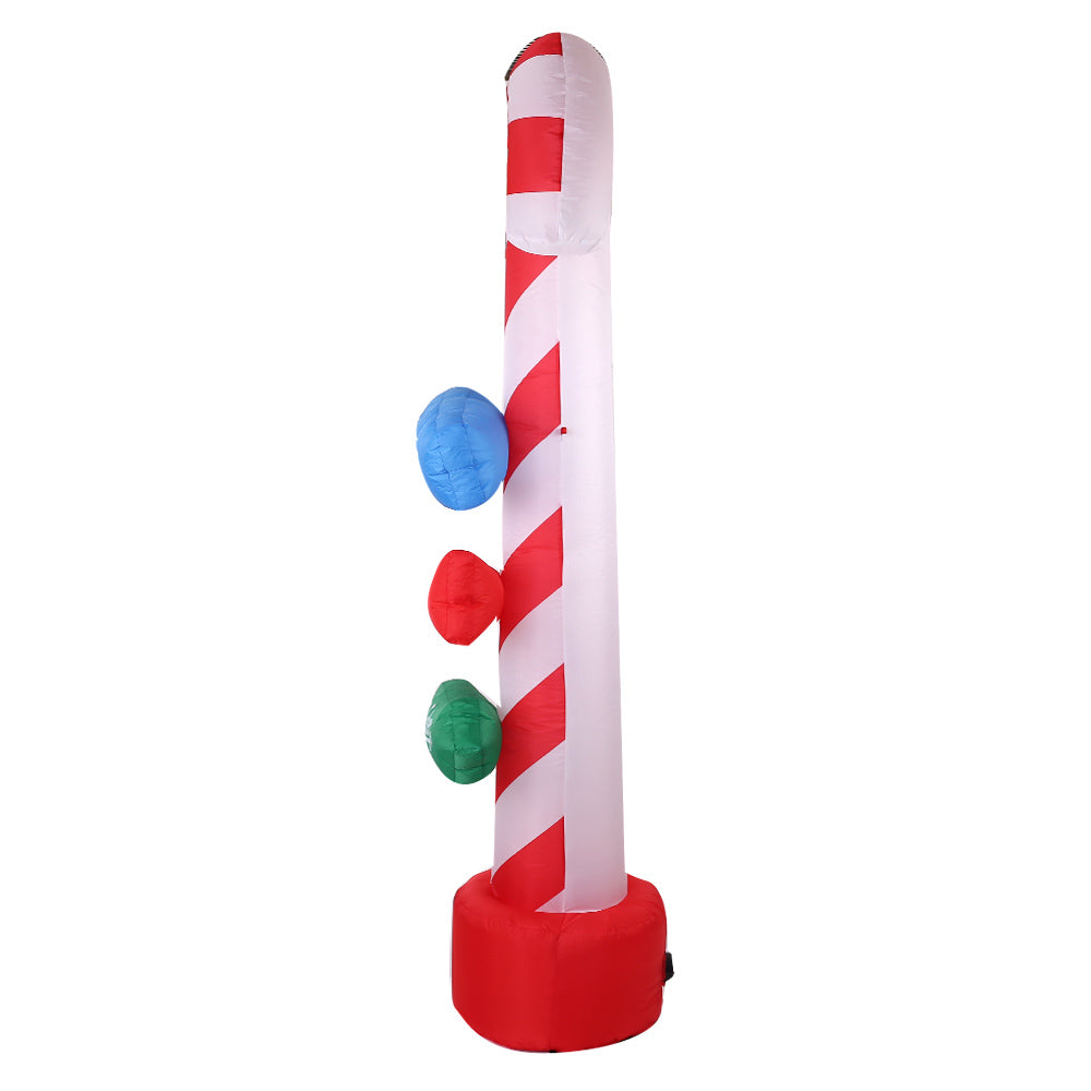 2.4m Candy Cane Guide Pole LED Christmas Inflatable