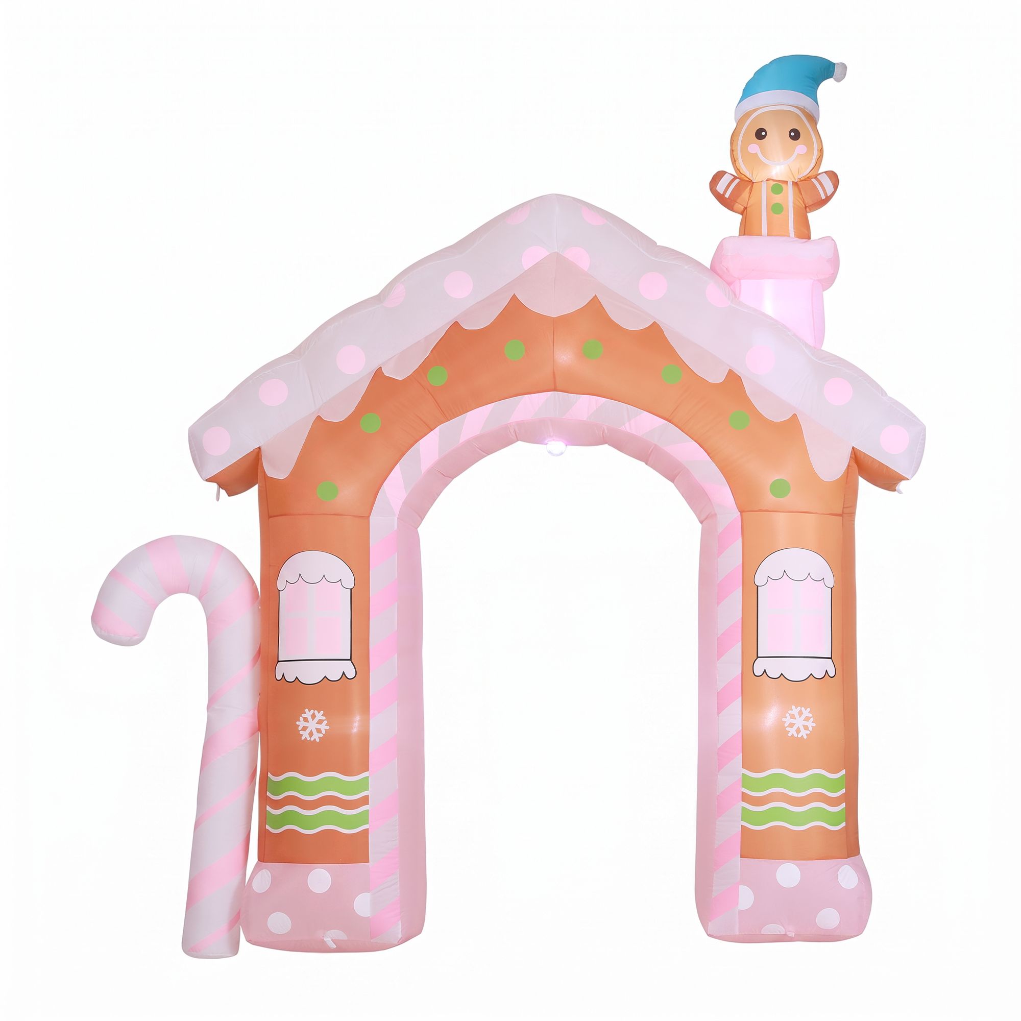 3.2m Gingerbread Archway LED Christmas Inflatable