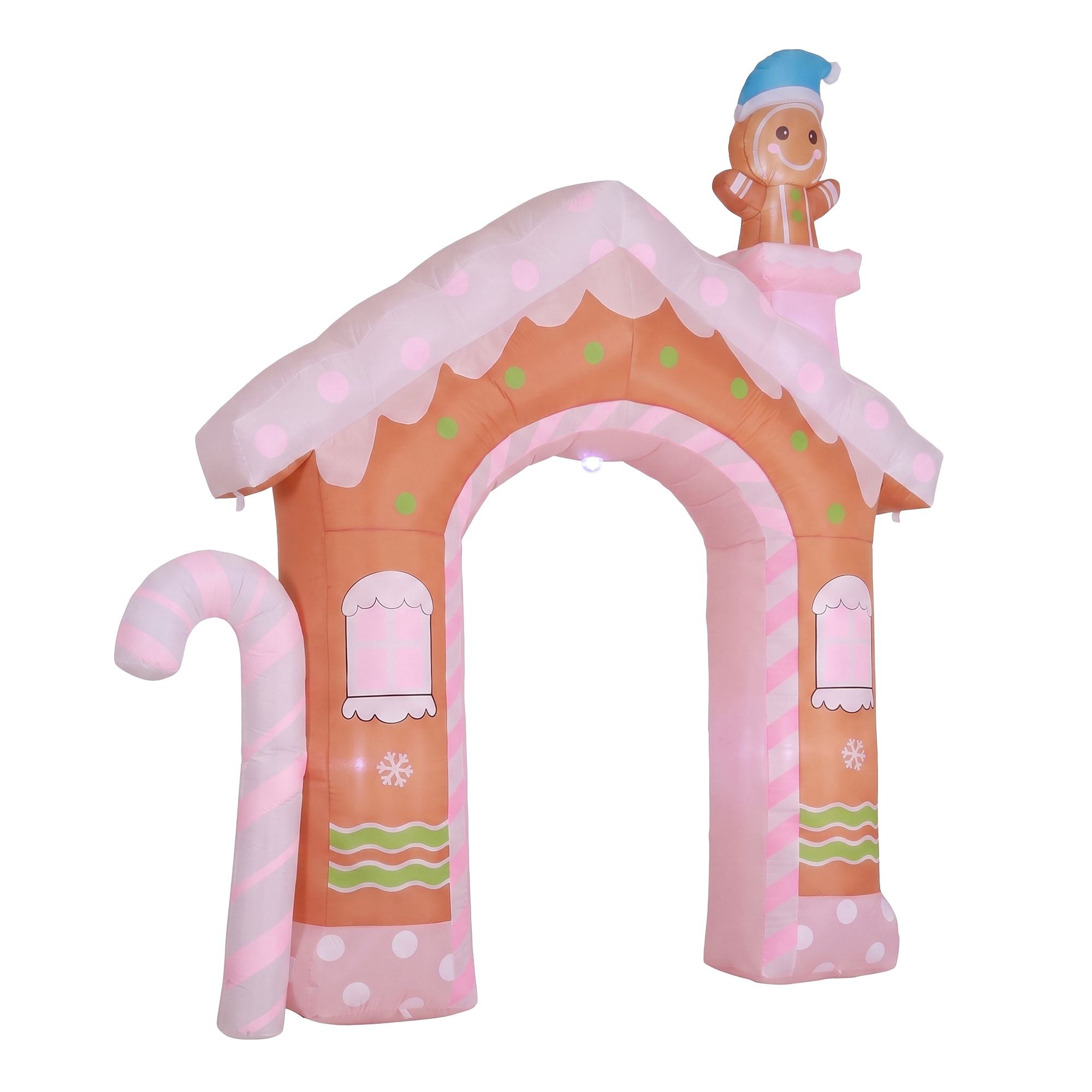 3.2m Gingerbread Archway LED Christmas Inflatable