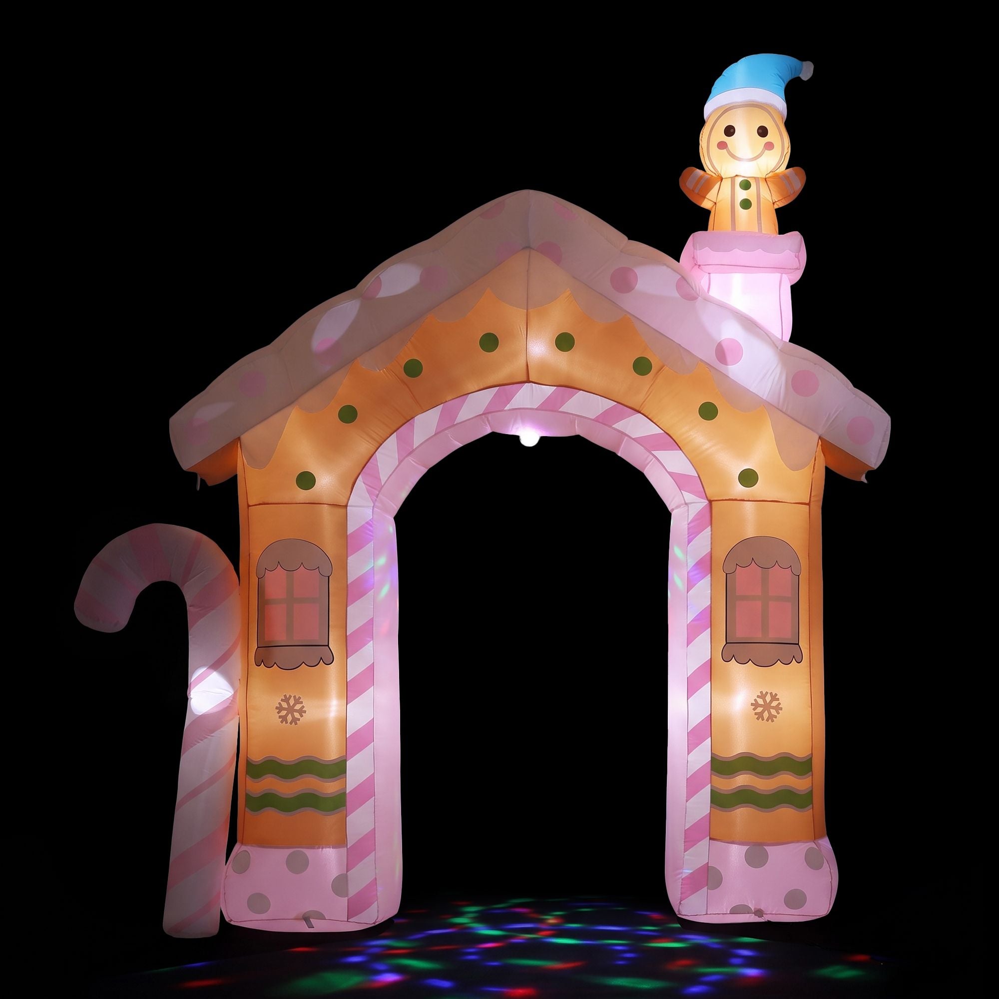 3.2m Gingerbread Archway LED Christmas Inflatable