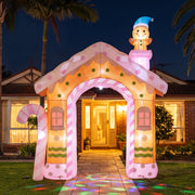 3.2m Gingerbread Archway LED Christmas Inflatable