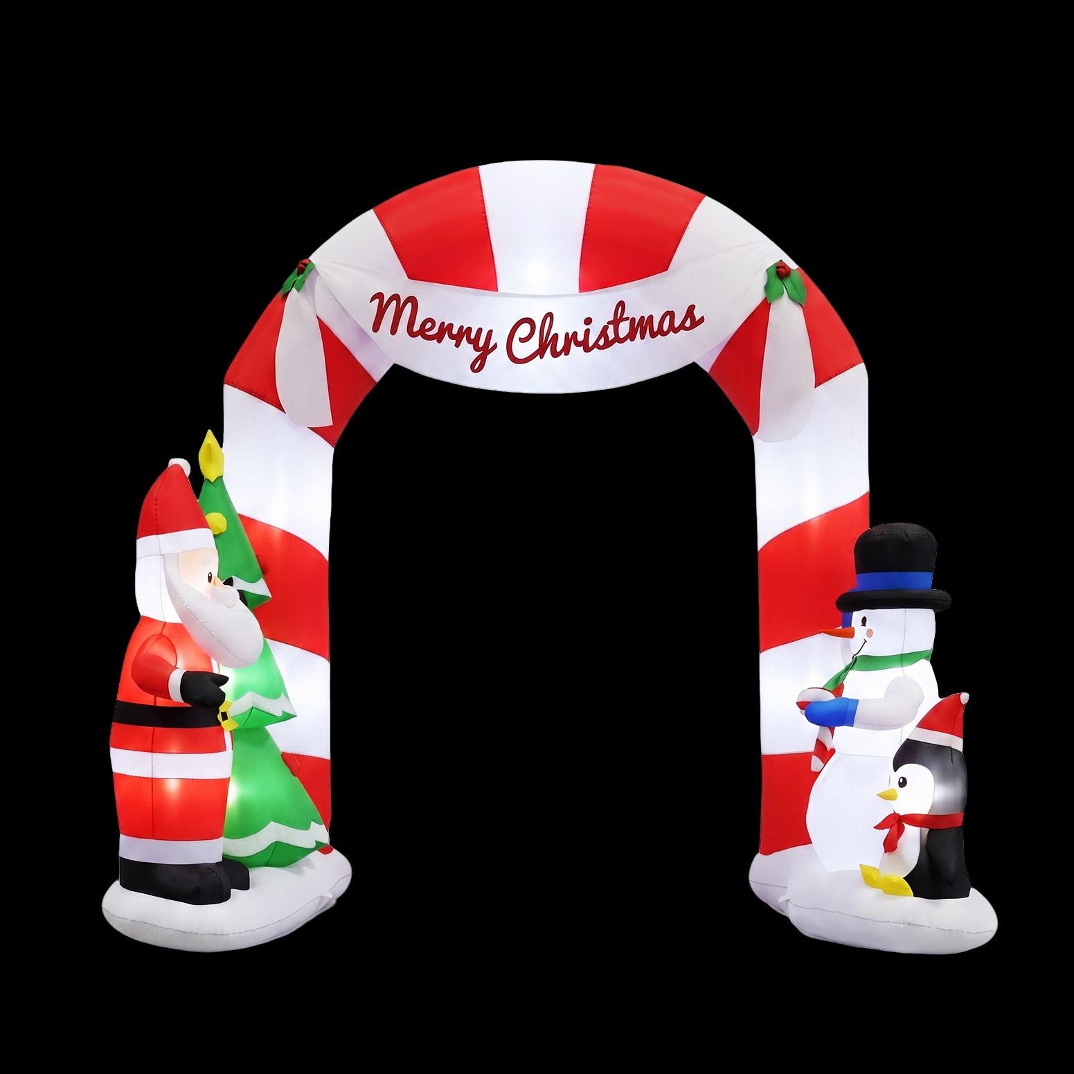 2.4m Merry Christmas Archway LED Christmas Inflatable