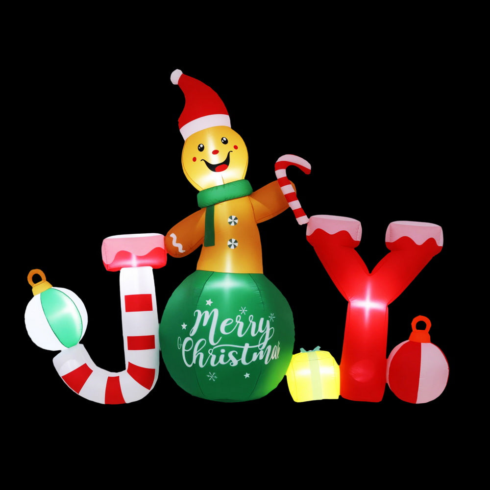3m Joy LED Christmas Inflatable - Homecoze