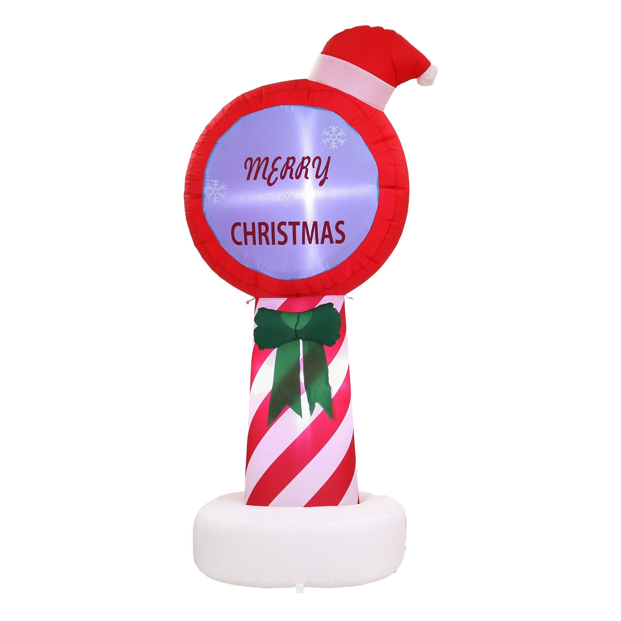 1.8m Merry Christmas Sign LED Christmas Inflatable