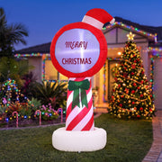 1.8m Merry Christmas Sign LED Christmas Inflatable