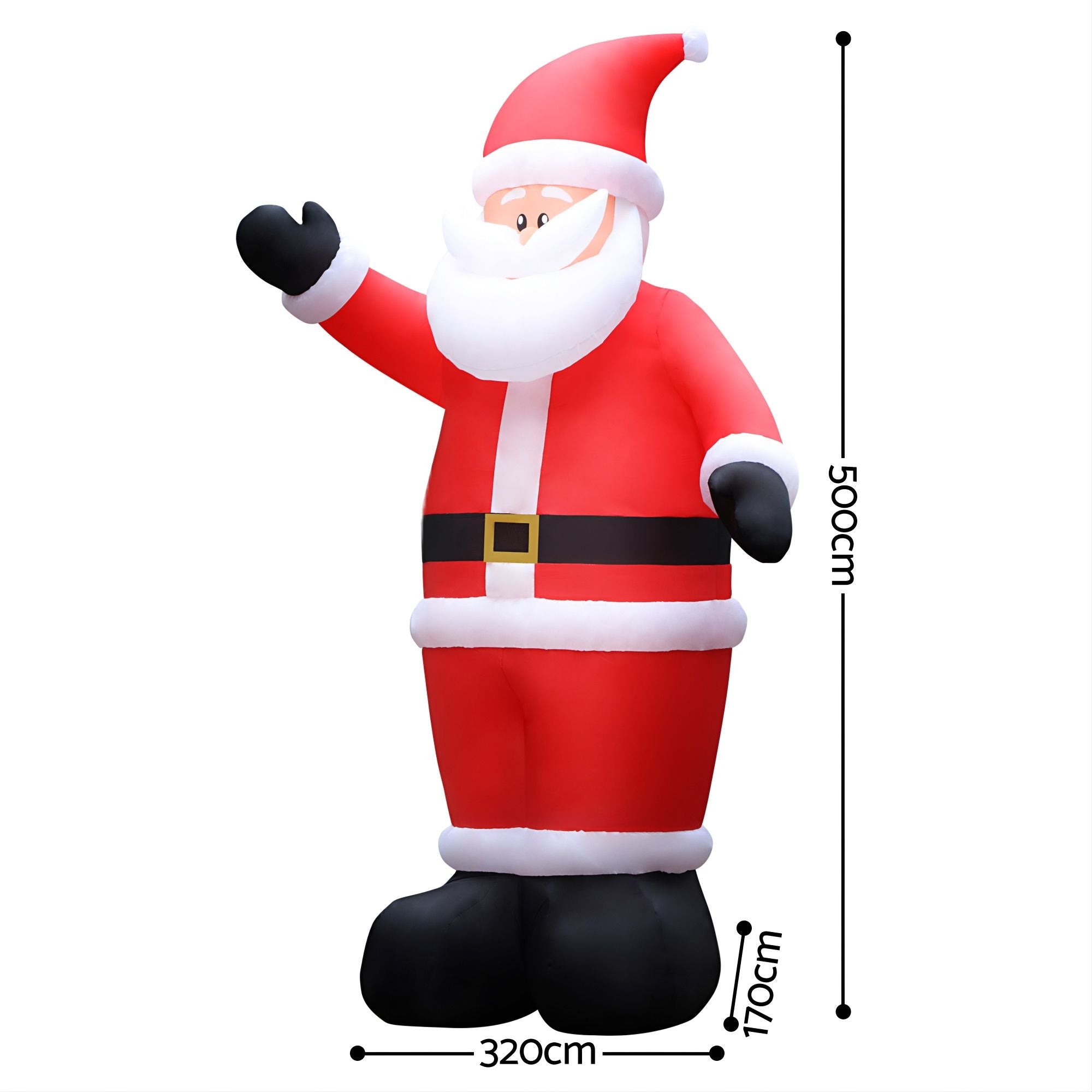 5m Giant Santa LED Christmas Inflatable