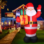 2.4m Waving Santa LED Christmas Inflatable