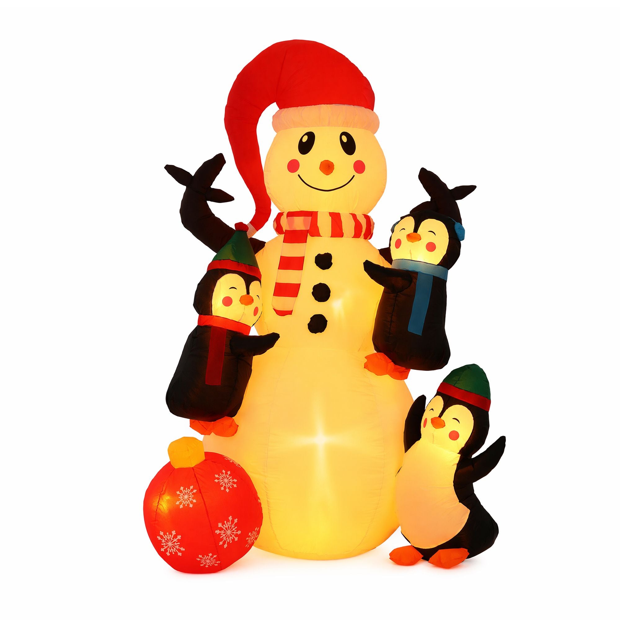 1.8m Festive Snowman LED Christmas Inflatable