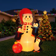1.8m Festive Snowman LED Christmas Inflatable