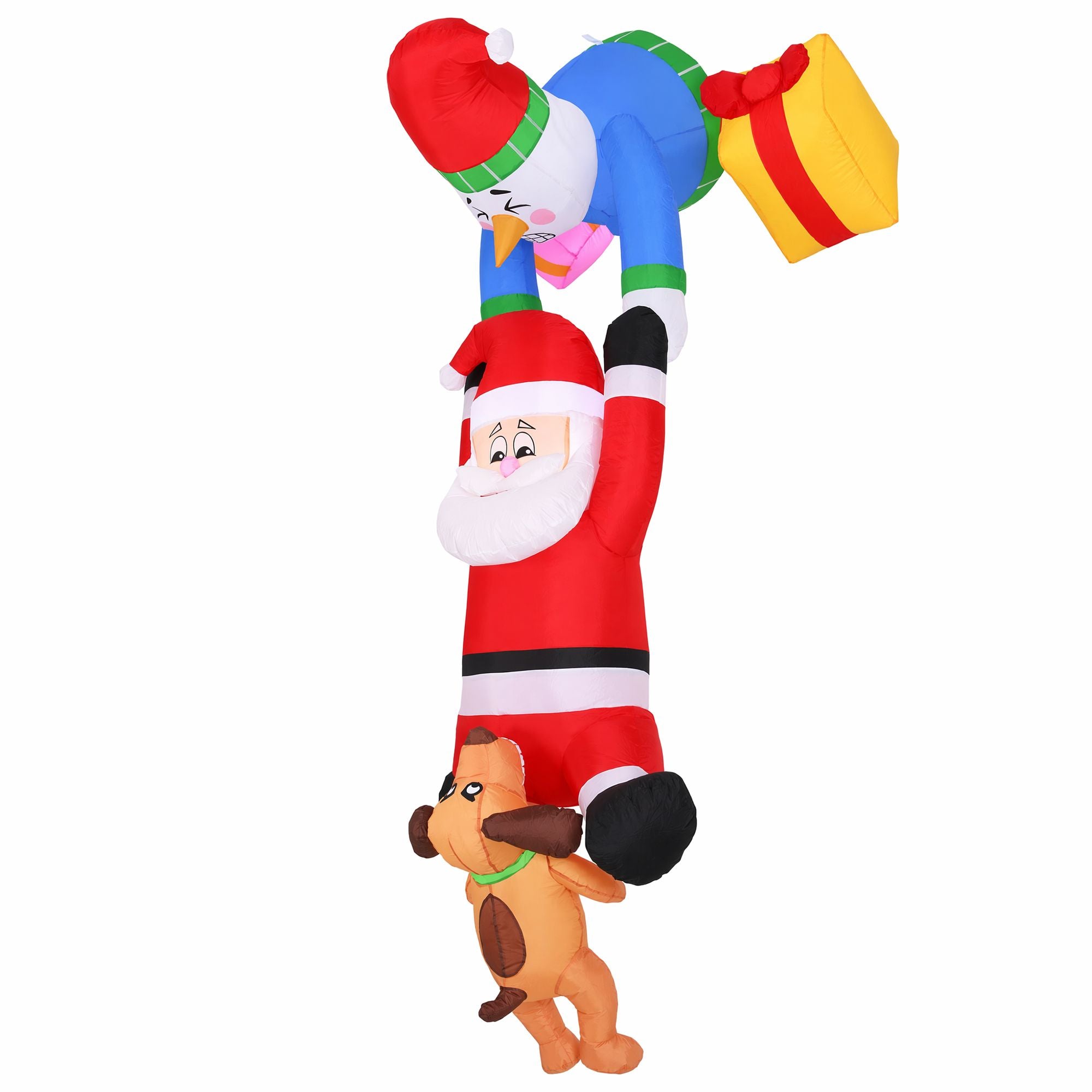 3.5m Climbing Santa LED Hanging Christmas Inflatable