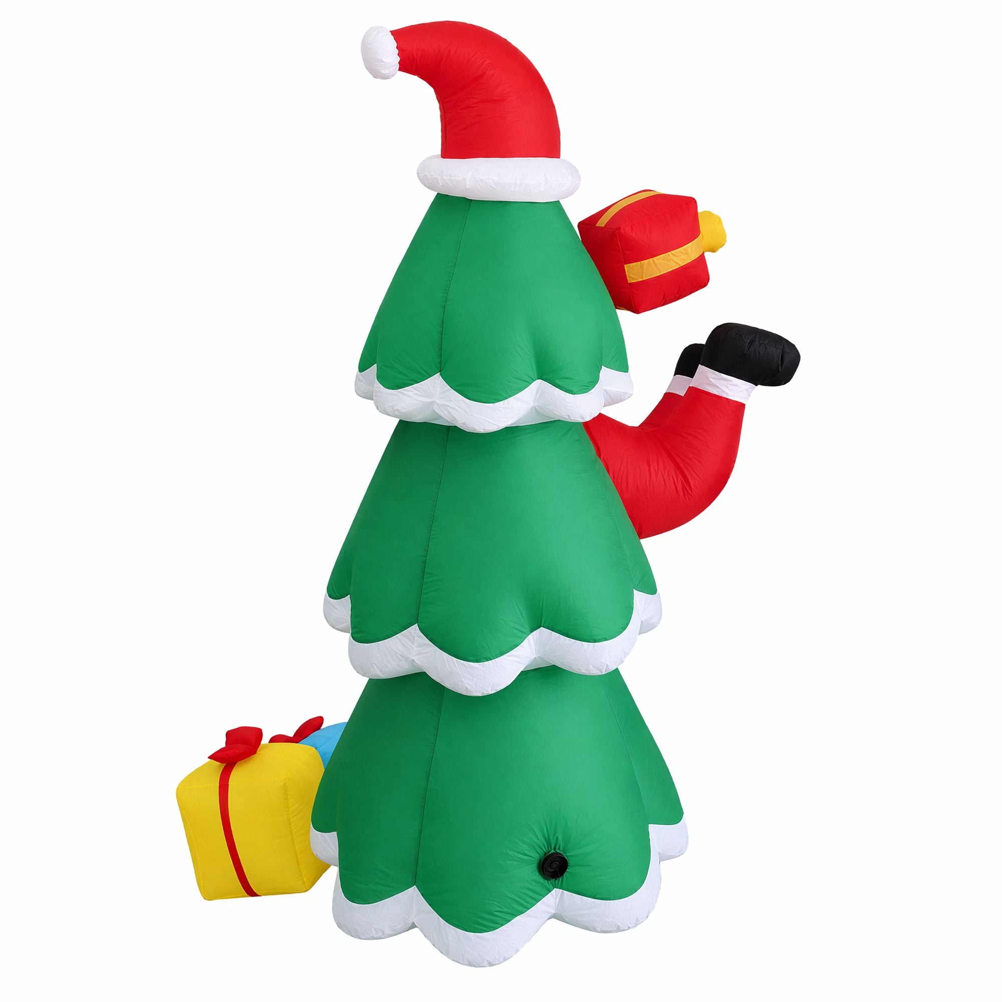2.5m Santa in a Christmas Tree LED Christmas Inflatable