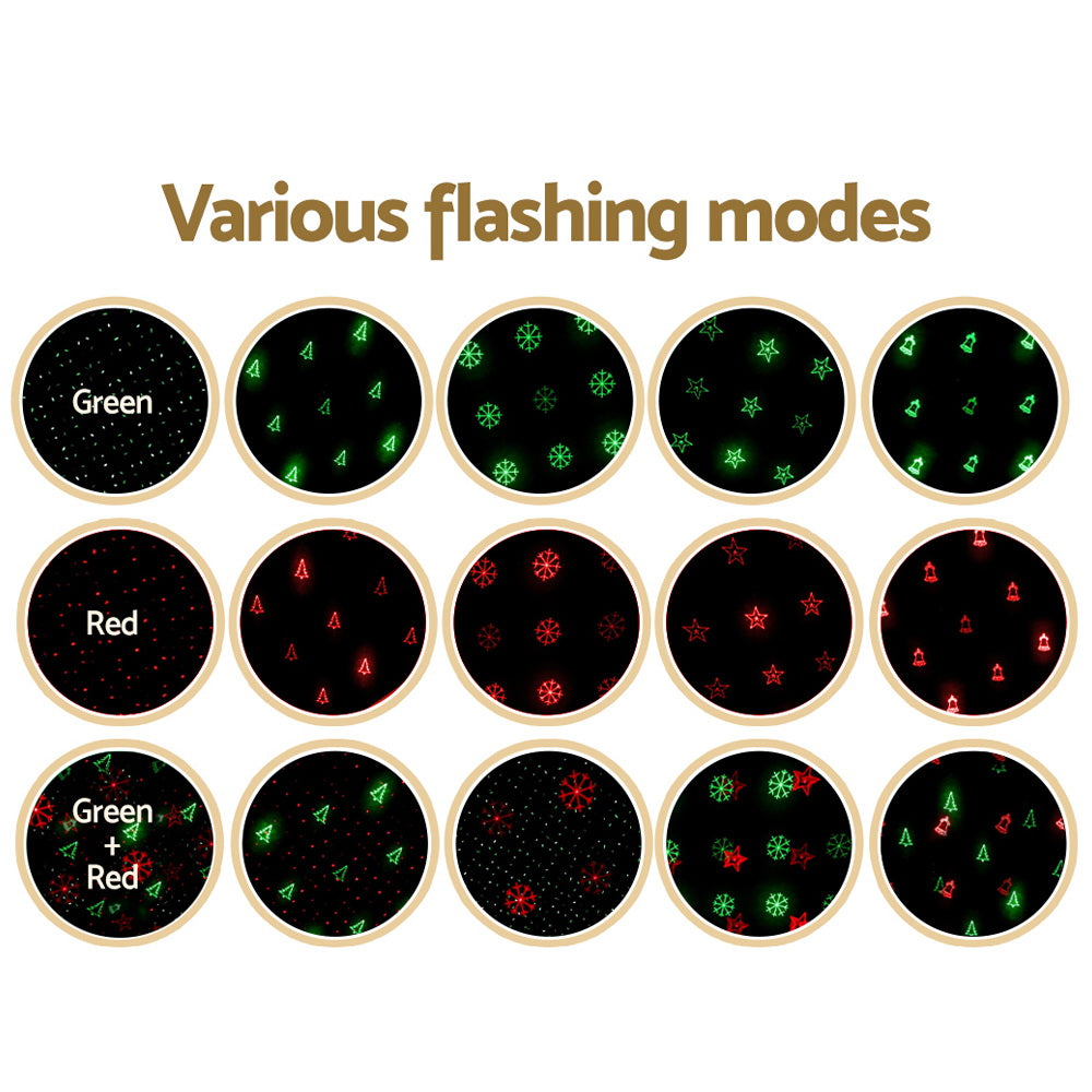Christmas Laser Light Projector - Red & Green