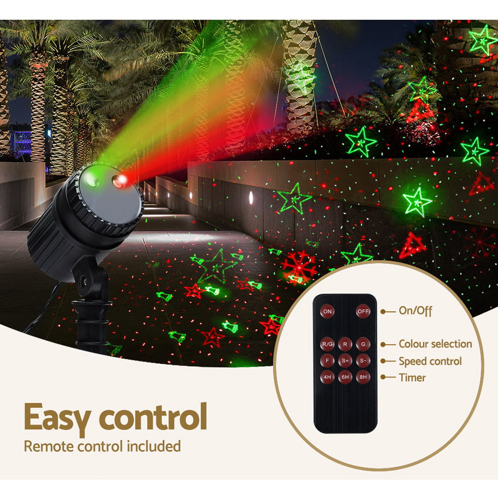 Christmas Laser Light Projector - Red & Green