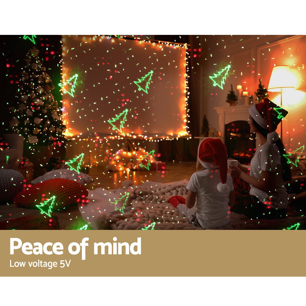 Christmas Laser Light Projector - Red & Green