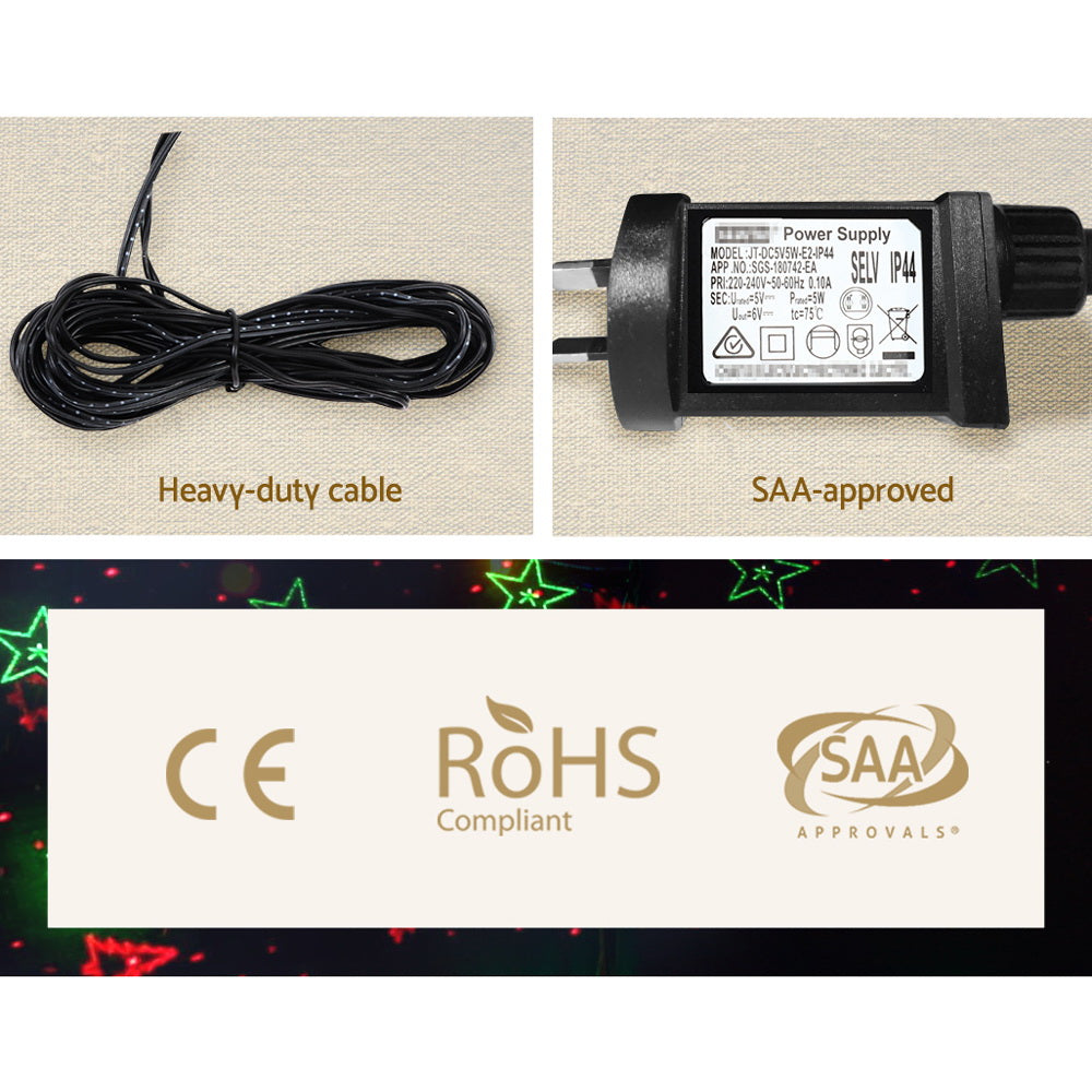 Christmas Laser Light Projector - Red & Green