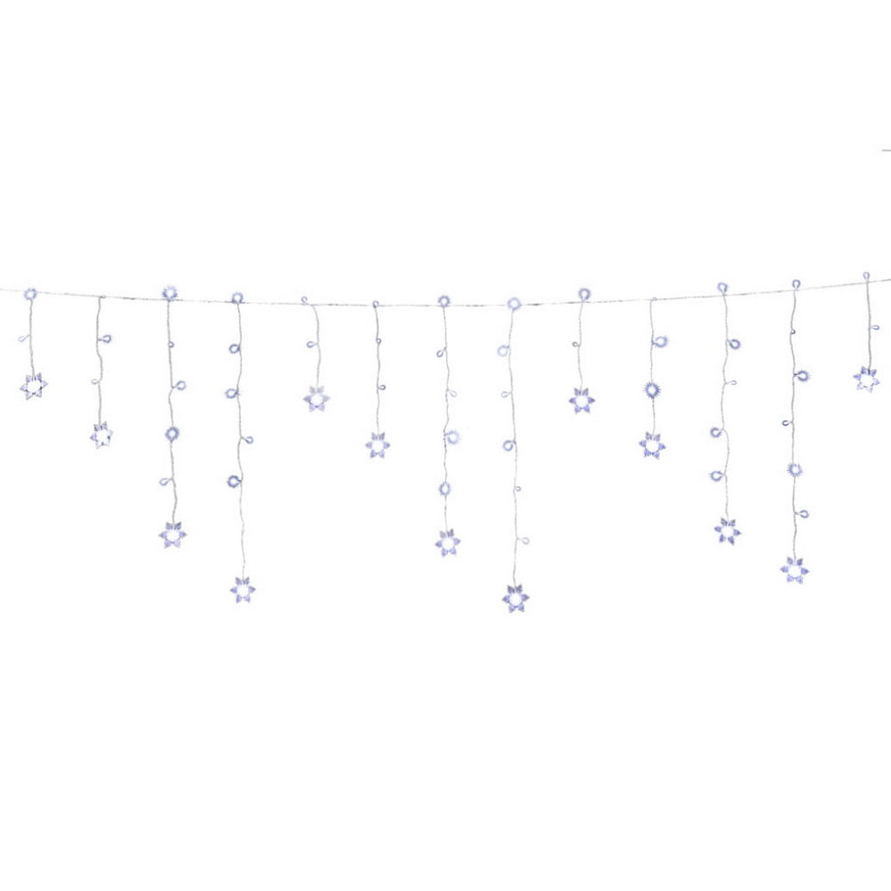6m Christmas Icicle Lights 160 LED - Cool White - Homecoze