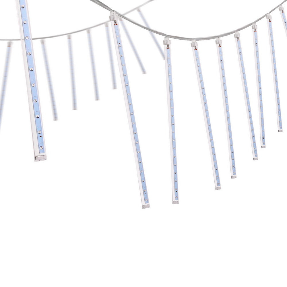 7m Christmas Icicle Shower Lights 288 LED - Blue - Homecoze