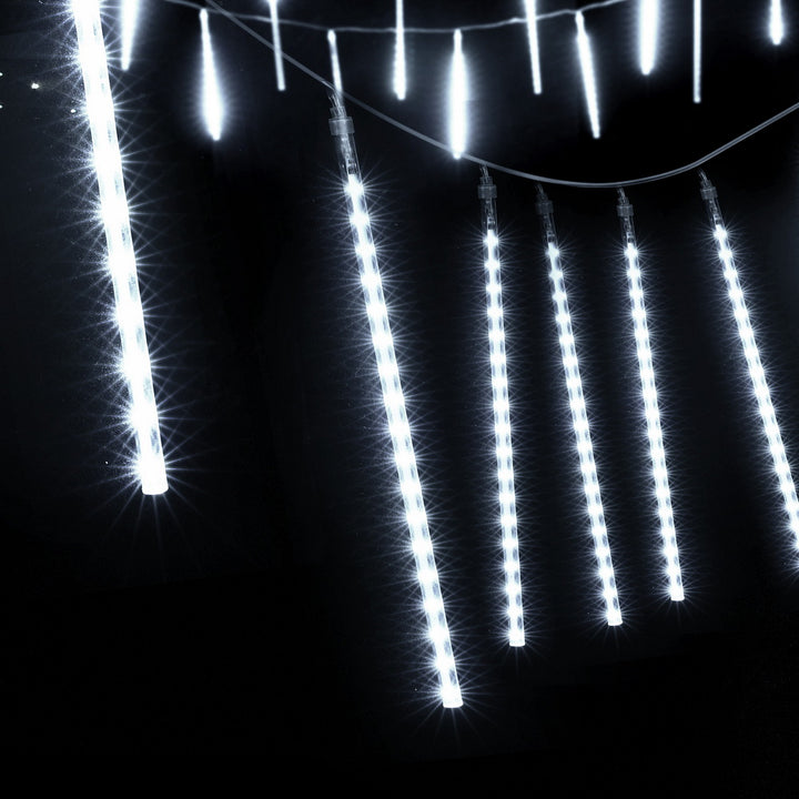 Jingle Jollys 7M Christmas Lights Shower Light 288 LED Icicle Falling Metor - Homecoze