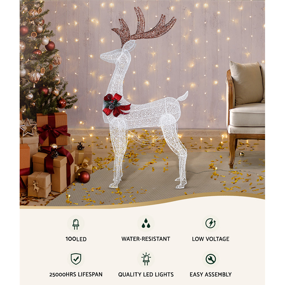 150cm Reindeer 3D Christmas Motif Light LED - Homecoze