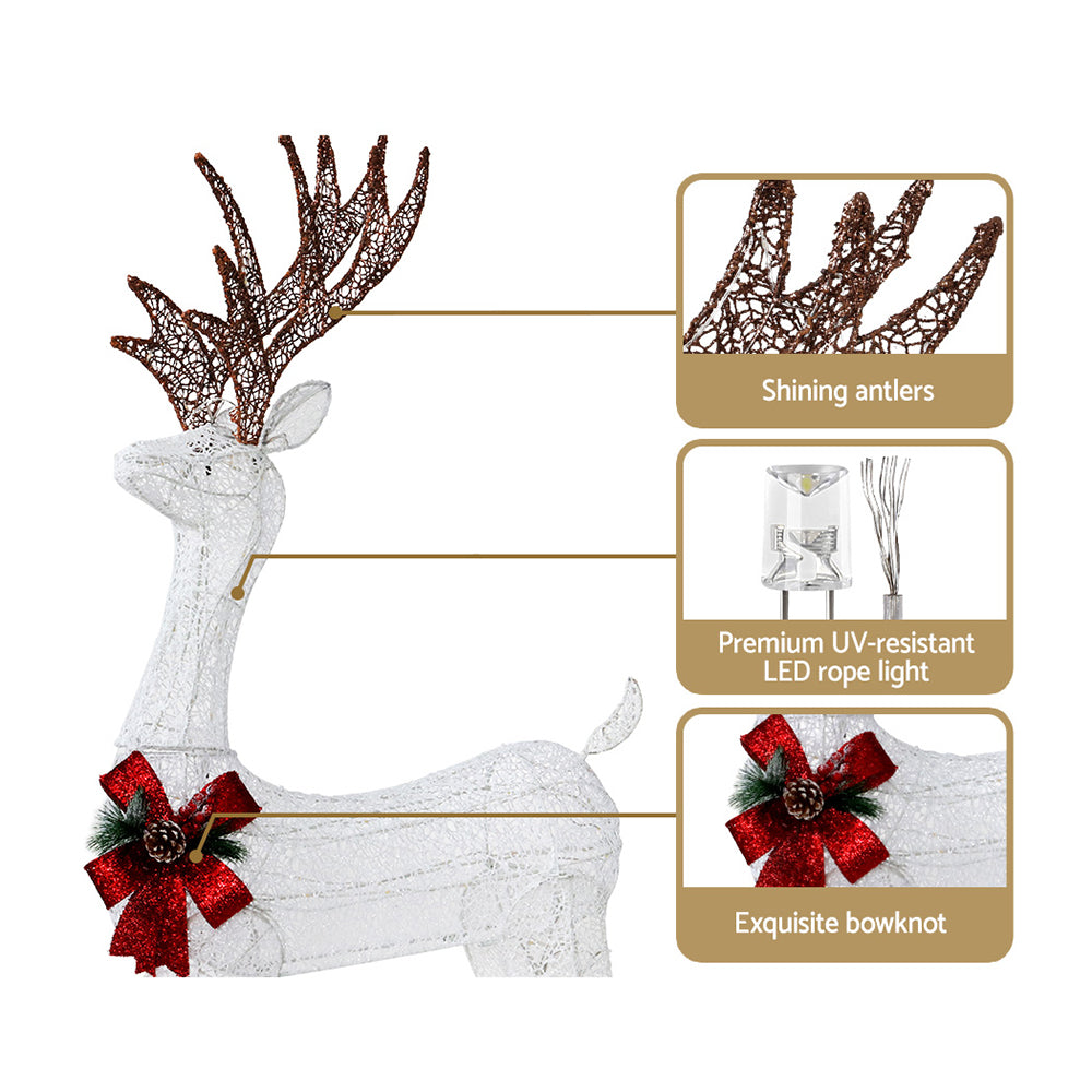 150cm Reindeer 3D Christmas Motif Light LED - Homecoze