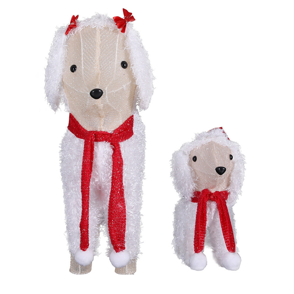 Jingle Jollys Christmas Lights 60 LED Fairy Light 2pcs Dog Decorations Set - Homecoze