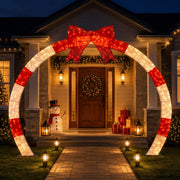 2.5m Pre-Lit Christmas Archway 330 LED - Warm White