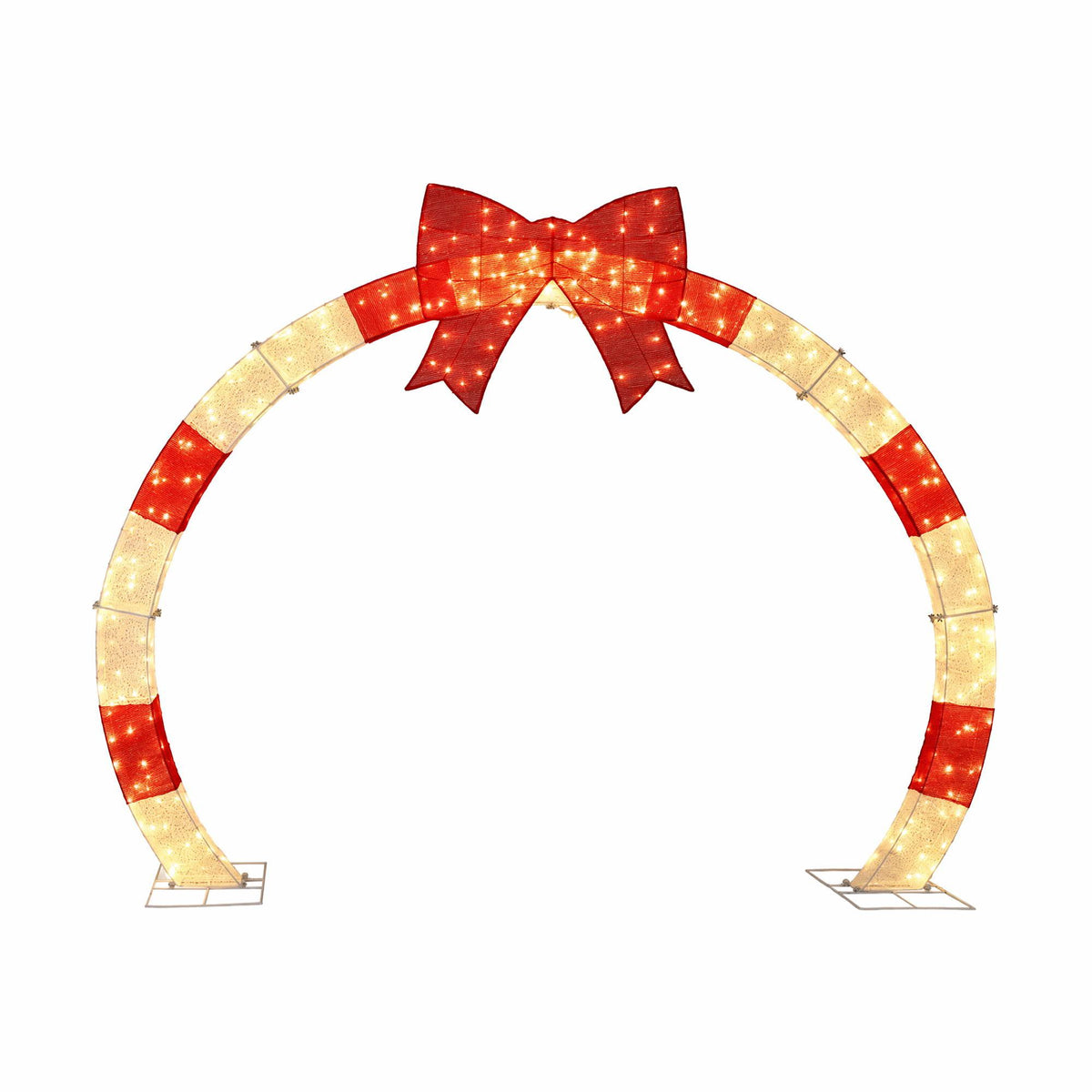 2.5m Pre-Lit Christmas Archway 330 LED - Warm White