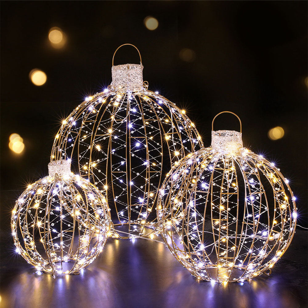 3 PC Christmas Baubles 3D Motif Lights LED - Homecoze