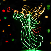 144cm Christmas Angel LED Motif Lights - Homecoze