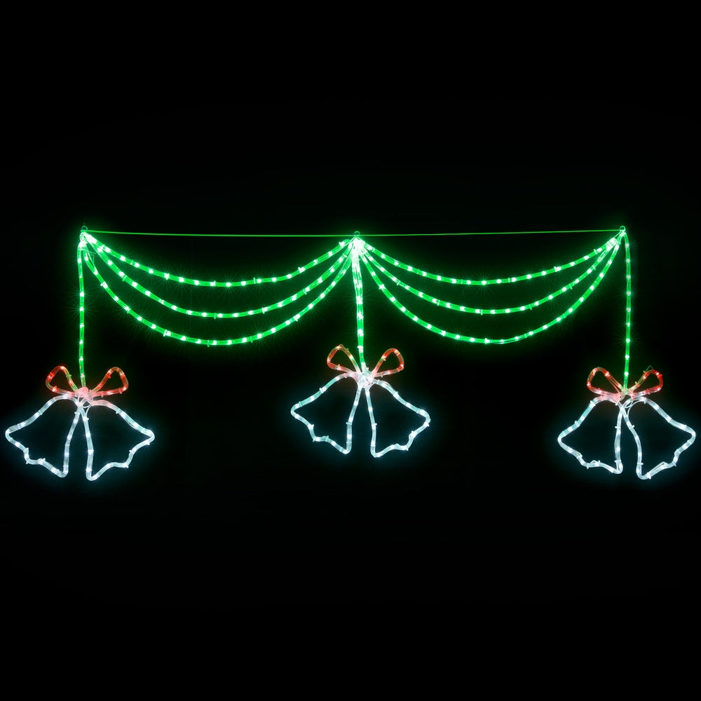 60cm Christmas Bells Motif Lights - Homecoze