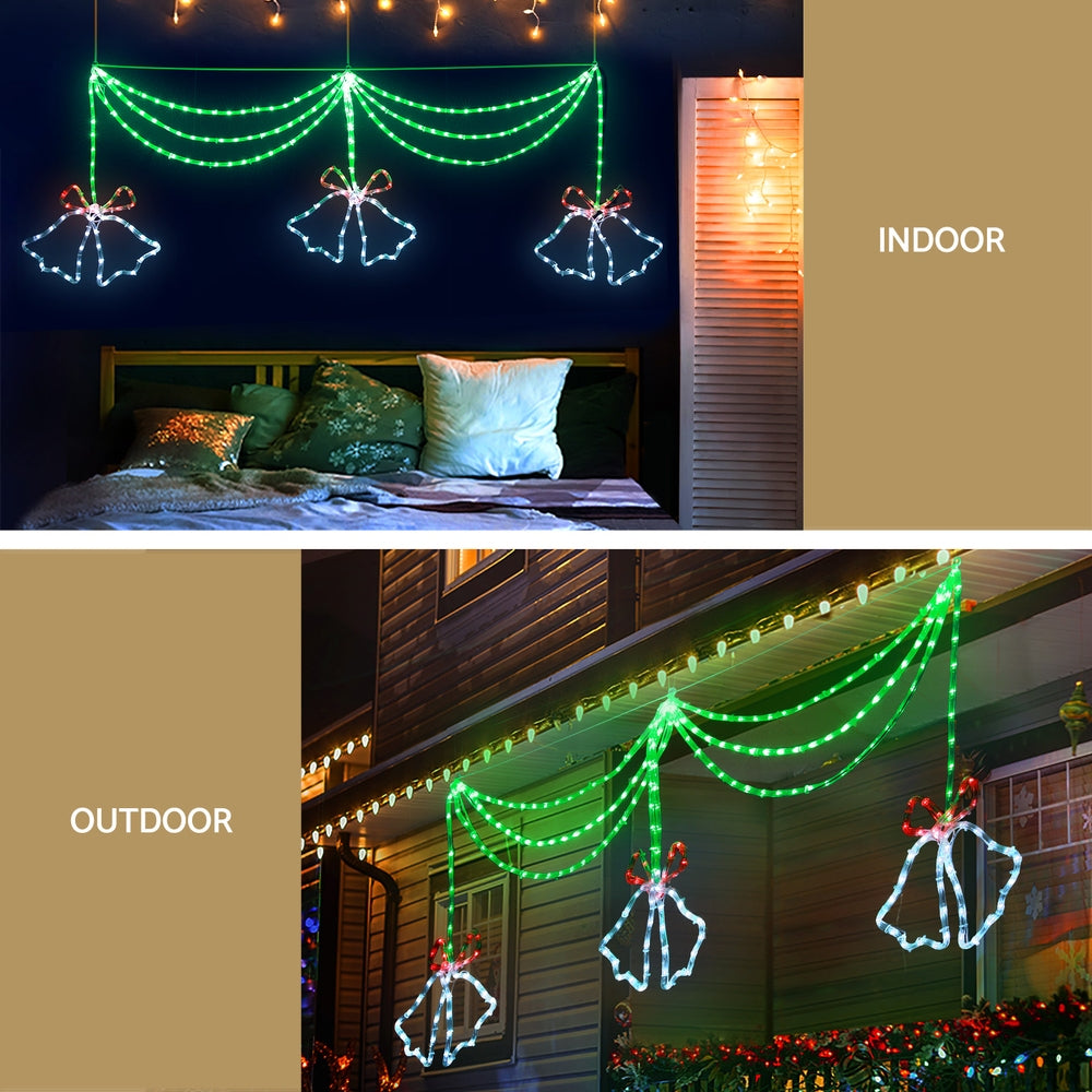 60cm Christmas Bells Motif Lights - Homecoze