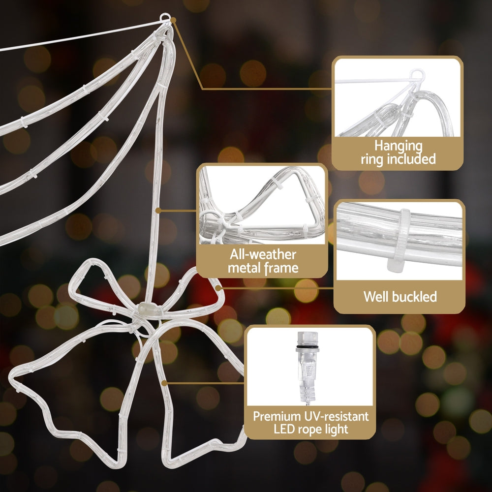 60cm Christmas Bells Motif Lights - Homecoze